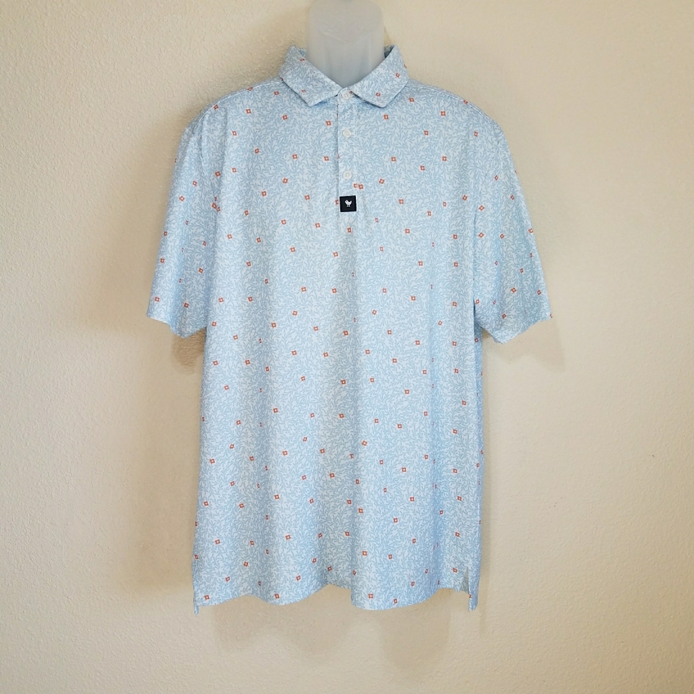 Bad Birdie Men's Snow Day Performance Polo - Picture 2 of 9